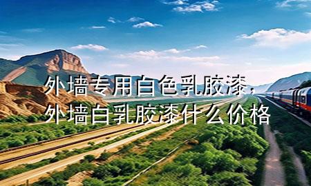 外墙专用白色乳胶漆，外墙白乳胶漆什么价格