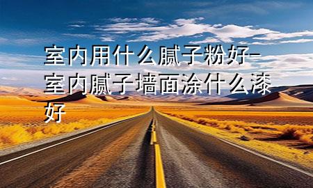 室内用什么腻子粉好-室内腻子墙面涂什么漆好