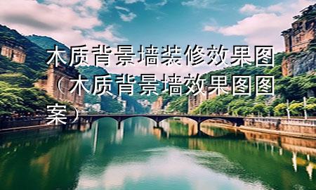 木质背景墙装修效果图（木质背景墙效果图图案）