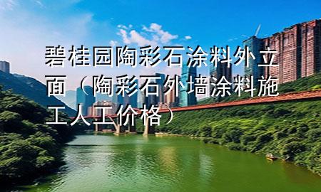 碧桂园陶彩石涂料外立面（陶彩石外墙涂料施工人工价格）