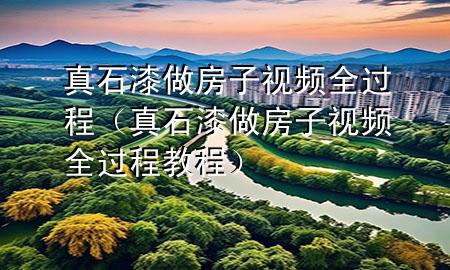 真石漆做房子视频全过程（真石漆做房子视频全过程教程）