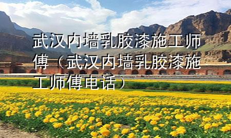 武汉内墙乳胶漆施工师傅（武汉内墙乳胶漆施工师傅电话）