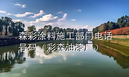 森彩涂料施工部门电话号码（彩森油漆厂）