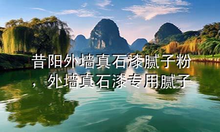 昔阳外墙真石漆腻子粉，外墙真石漆专用腻子