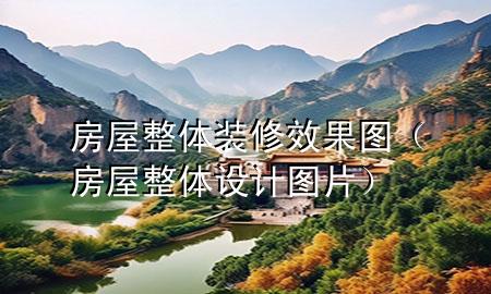 房屋整体装修效果图（房屋整体设计图片）