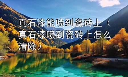 真石漆能喷到瓷砖上（真石漆喷到瓷砖上怎么清除）
