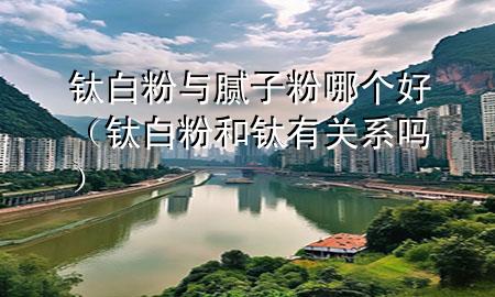 钛白粉与腻子粉哪个好（钛白粉和钛有关系吗）