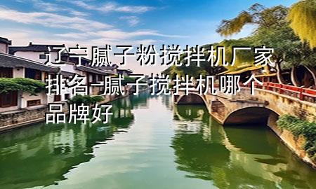 辽宁腻子粉搅拌机厂家排名-腻子搅拌机哪个品牌好