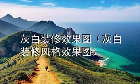 灰白装修效果图（灰白装修风格效果图）