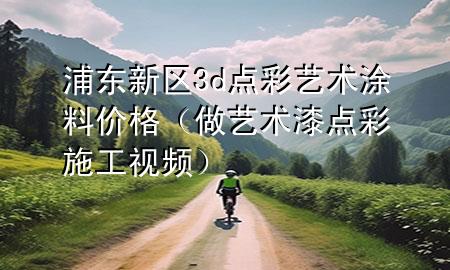 浦东新区3d点彩艺术涂料价格（做艺术漆点彩施工视频）