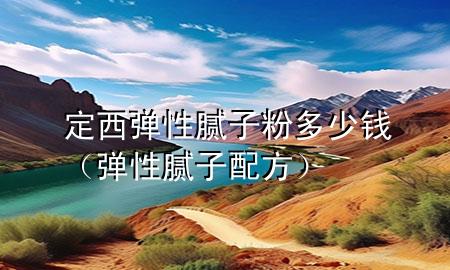 定西弹性腻子粉多少钱（弹性腻子配方）
