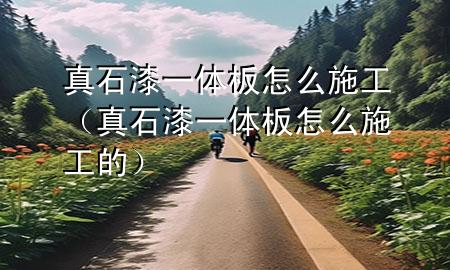 真石漆一体板怎么施工（真石漆一体板怎么施工的）