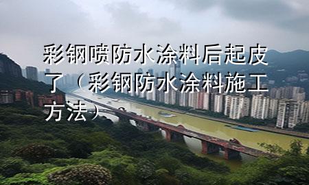 彩钢喷防水涂料后起皮了（彩钢防水涂料施工方法）