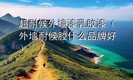 超耐候外墙漆乳胶漆（外墙耐候胶什么品牌好）