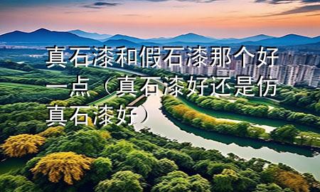真石漆和假石漆那个好一点（真石漆好还是仿真石漆好）