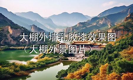 大棚外墙乳胶漆效果图（大棚外景图片）