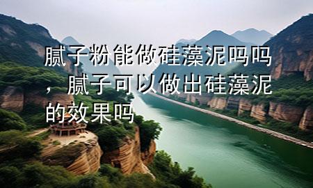 腻子粉能做硅藻泥吗吗，腻子可以做出硅藻泥的效果吗