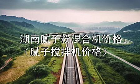 湖南腻子粉混合机价格（腻子搅拌机价格）