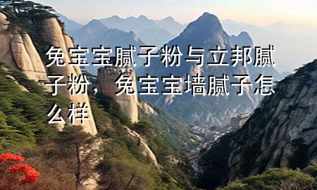 兔宝宝腻子粉与立邦腻子粉，兔宝宝墙腻子怎么样