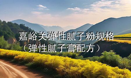 嘉峪关弹性腻子粉规格（弹性腻子膏配方）