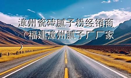 漳州瓷砖腻子粉经销商（福建漳州腻子厂厂家）