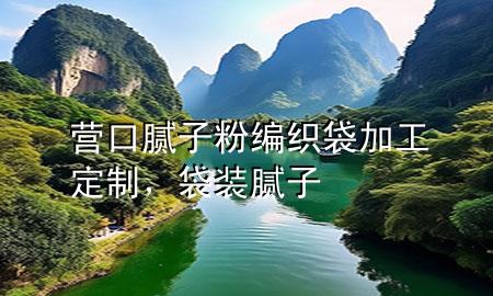 营口腻子粉编织袋加工定制，袋装腻子