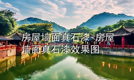 房屋墙面真石漆-房屋墙面真石漆效果图