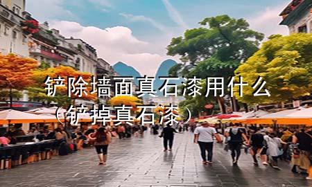 铲除墙面真石漆用什么（铲掉真石漆）