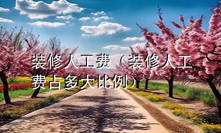 装修 人工费（装修人工费占多大比例）