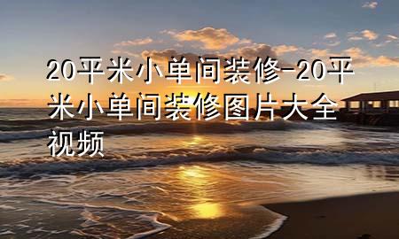 20平米小单间装修-20平米小单间装修图片大全视频