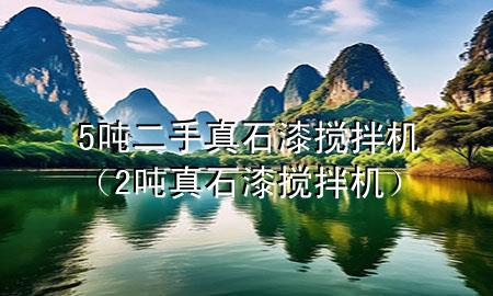 5吨二手真石漆搅拌机（2吨真石漆搅拌机）