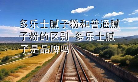 多乐士腻子粉和普通腻子粉的区别-多乐士腻子是品牌吗
