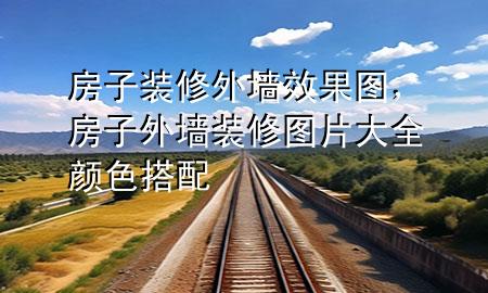 房子装修外墙效果图，房子外墙装修图片大全 颜色搭配