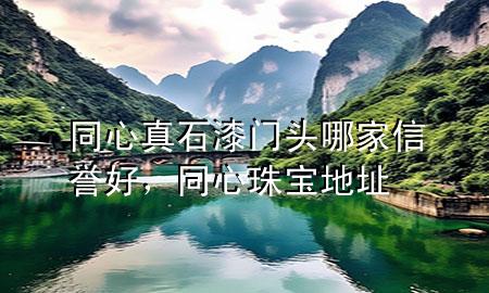 同心真石漆门头哪家信誉好，同心珠宝地址