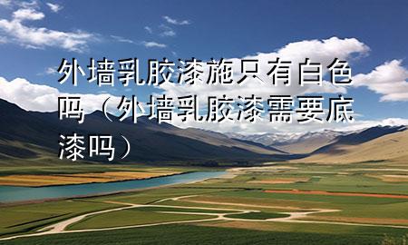 外墙乳胶漆施只有白色吗（外墙乳胶漆需要底漆吗）