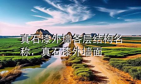 真石漆外墙各层结构名称，真石漆外墙面