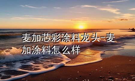 麦加芯彩涂料龙头-麦加涂料怎么样