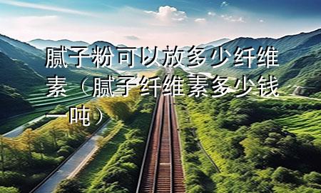 腻子粉可以放多少纤维素（腻子纤维素多少钱一吨）