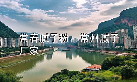 常春腻子粉，常州腻子厂家