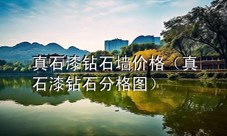 真石漆钻石墙价格（真石漆钻石分格图）