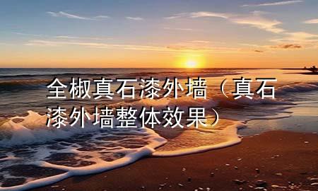 全椒真石漆外墙（真石漆外墙 整体效果）