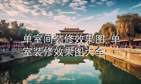 单室间装修效果图-单室装修效果图大全