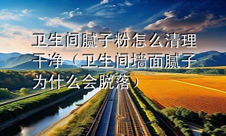 卫生间腻子粉怎么清理干净（卫生间墙面腻子为什么会脱落）