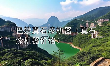 巴楚真石漆机器（真石漆机器价格）
