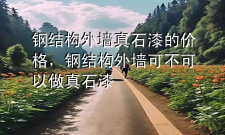 钢结构外墙真石漆的价格，钢结构外墙可不可以做真石漆