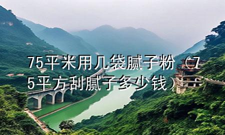 75平米用几袋腻子粉（75平方刮腻子多少钱）