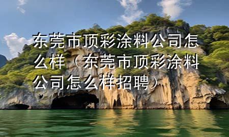 东莞市顶彩涂料公司怎么样（东莞市顶彩涂料公司怎么样招聘）