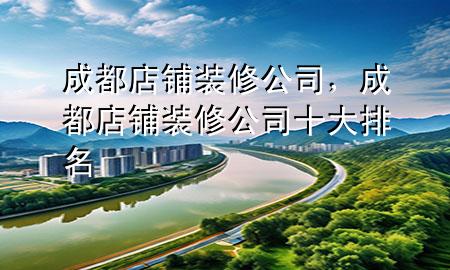 成都店铺装修公司，成都店铺装修公司十大排名