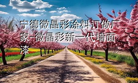 宁德微晶彩涂料订做厂家-微晶彩新一代墙面漆