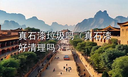 真石漆垃圾吗（真石漆好清理吗）